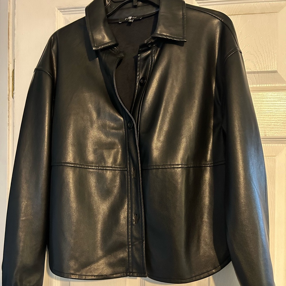 7 for all Mankind Vegan Leather jacket